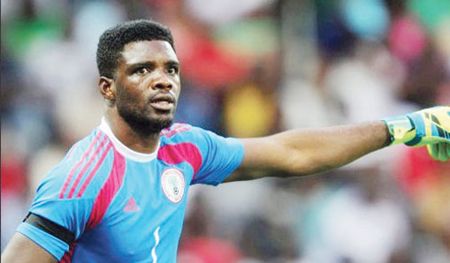 Eagles Goalkeeper Trainer Agu Beg Nigerians To Forgive Akpeyi Over Poor Performance Against RSA