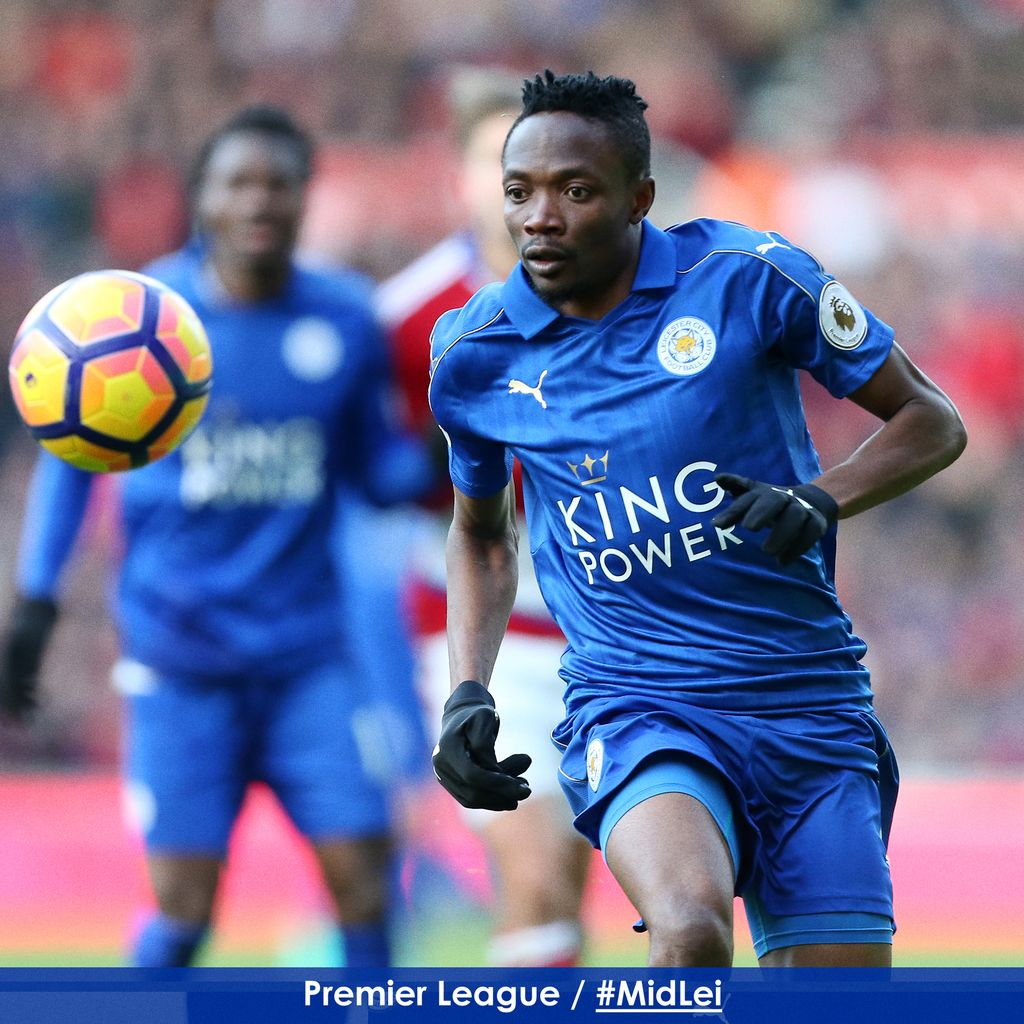 Ahmed Musa Vows To Improve At Leicester After Poor First Season