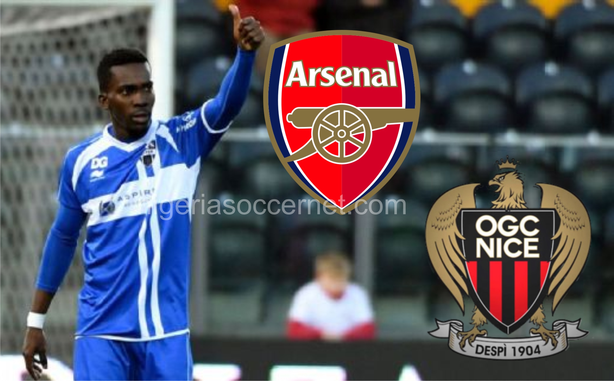 EXCLUSIVE: Arsenal's bid for Henry Onyekuru under threat as Nice table £6.8m offer for the Nigerian youngster
