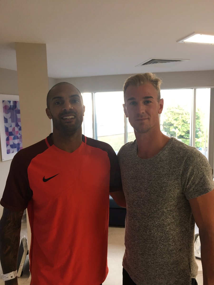 England Goalie Hart Visits Ikeme In Hospital,  Shows Support