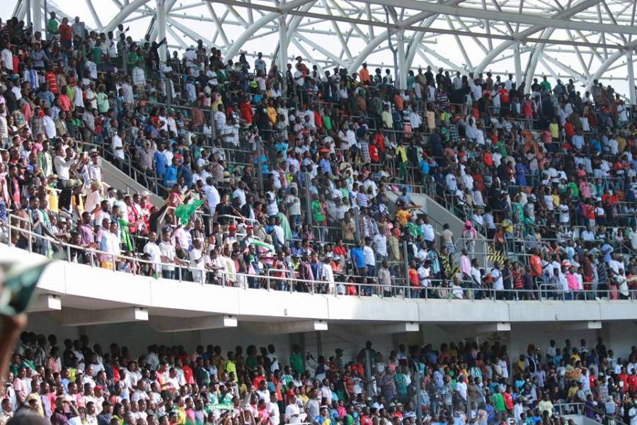 Several injured in stadium stampede during Nigeria-Zambia match