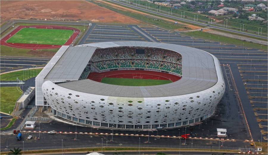 Godswill Akpabio International Stadium host communities protest neglect