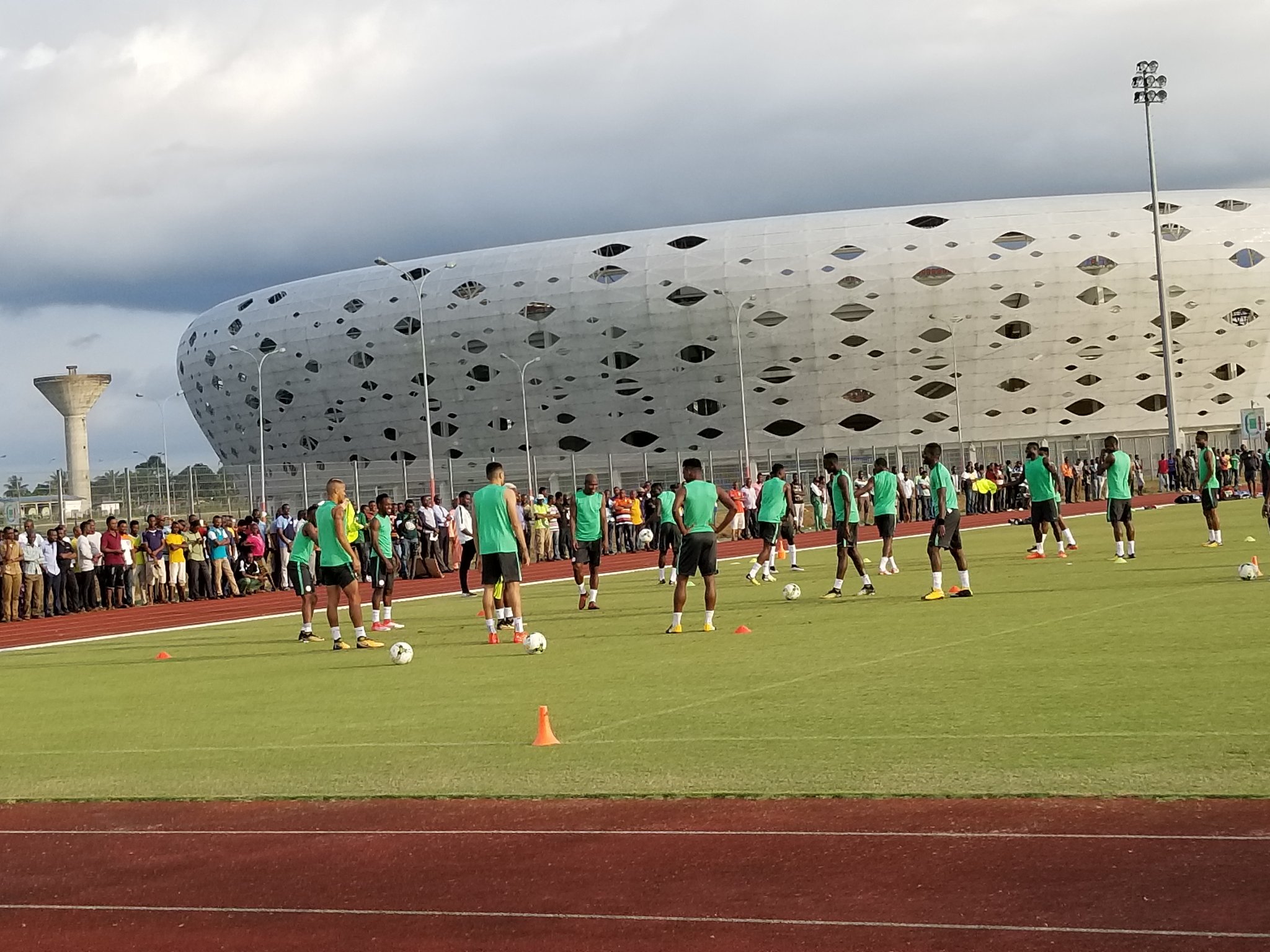 Victor Moses, Ola Aina & Alex Iwobi Absent As Super Eagles Train For One Hour