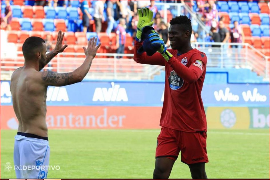 Rohr Send Scout To Monitor Deportivo La Coruna Nigerian Goalkeeper Uzoho This Weekend
