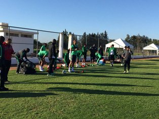Super Eagles Hold First Training Session,