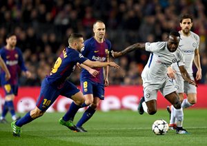 Moses Struggles As Messi Inspired Barcelona Eliminate Chelsea From Champions League
