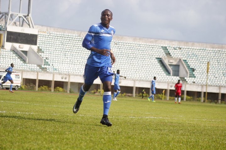Austine Oladapo On Target As Enyimba Beat Energie Of Benin Republic in the CAF Confederation Cup