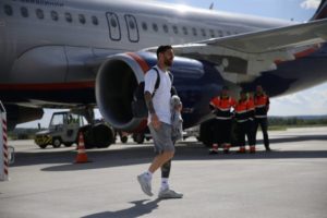Messi-Led Argentina Land In Novgorod For Key Croatia Clash