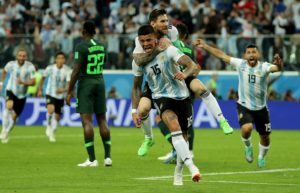 Heart break!! Argentina Punish Nigeria With a late goal to Kick Super Eagles Out of the World Cup