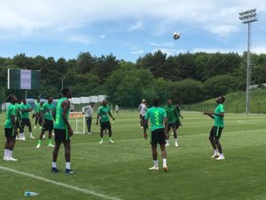 How Super Eagles Lined Up In Training Session Ahead Iceland Clash