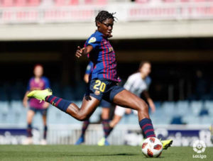 Asisat Oshoala’s Barcelona smash NINE past Real Madrid Tacon