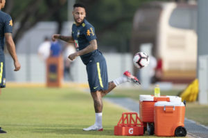 Brazil holds first training session ahead of clash with Eagles