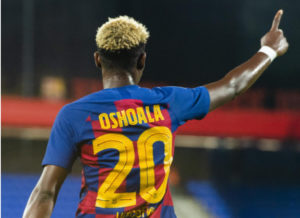 Oshoala Opens UWCL Goal account in 5-0 Pounding of Minsk