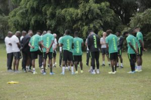 Super Eagles Hold First Training Session Ahead Benin Clash; Aribo, Troost-Ekong Hit Camp Tuesday