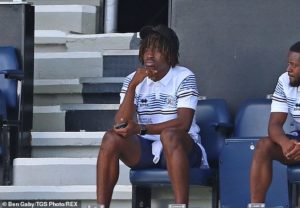 British Born Nigerian winger is left out of squad for friendly against Wimbledon As three Premier League teams fight for his Signature