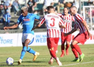 Osimhen Shines again As He hit another hat-trick for Napoli