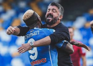 Gattuso urges Victor Osimhen to calm down