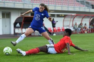 Ucheibe sees red as 10-woman SL Benfica fall at Chelsea