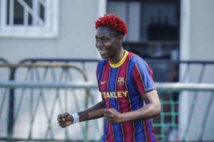 Oshoala On target As she ends Champions League goal drought for Barcelona