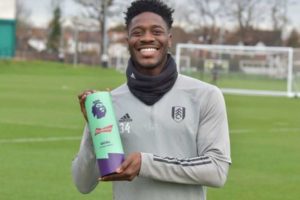 Fulham celebrate Ola Aina’s November Goal of the Month Award