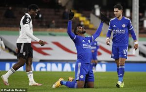Iheanacho on target As Leicester City bounce back from Leeds defeat to sink Fulham