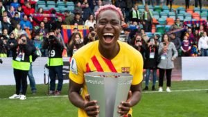 Falcons Skipper Oshoala helps Barcelona to record seventh Copa de la Reina title