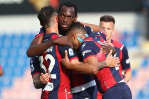 Nwankwo double helps Crotone end Serie A winless streak