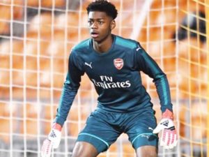Nigerian goalkeeper promoted to Arsenal’s first team squad after signing new deal