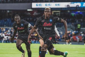 Osimhen sends Napoli to the top of Serie A