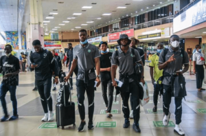 Eagles Land in Lagos, Aim for Total Victory Against Cape Verde