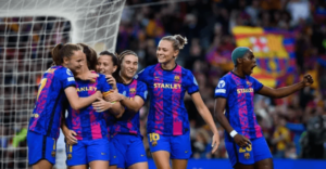 Falcons Star Oshoala makes history with Barcelona in Cup triumph