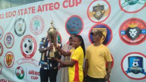 Edo Queens 14-1 Brave Heart Queens: Merciless Edo Queens Retain Women State FA Cup