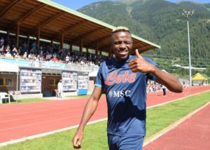 Pre Season: Osimhen Arrives Dimaro Ahead Of Napoli's Training Tour