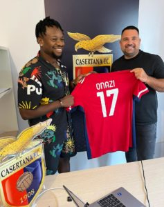 Ogenyi Onazi finds a new home in Italian Serie D club Casertana FC