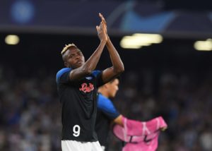 Osimhen substituted due to injury against Liverpool