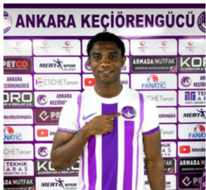 Official : Turkish club Ankara Keciorengucu sign Eze