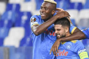 Insigne pays Osimhen and other ex-teammate a visit