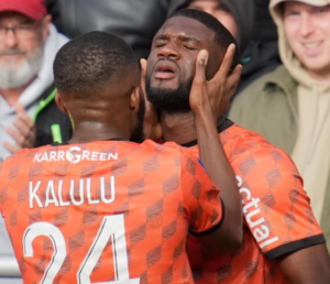 Super Eagles Striker Moffi celebrated by French Ligue 1