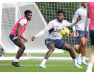 Anglo-Nigerian teenager trains with Arsenal first team before Brighton clash