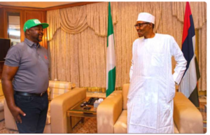 Daura Title: President Buhari Felicitates With Sports Minister, Sunday Dare
