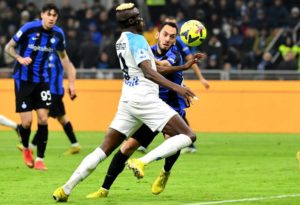 Osimhen look helpless in Napoli’s first defeat of the season