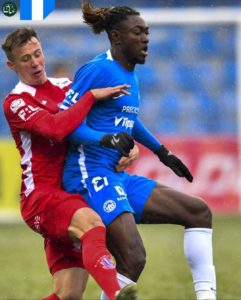Victor Olatunji scores on Slovan Liberec debut