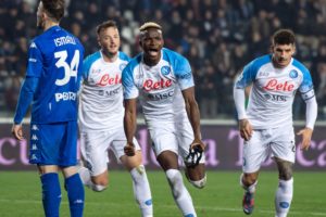 Osimhen with 19th goal of the season against Empoli