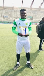 Plateau United announce Ifeanyi Emmanuel as club's player of the month of January