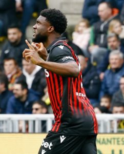 Moffi scores, assists in Nice's draw with Simon's Nantes