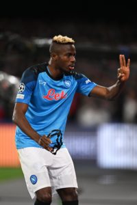 UCL: Victor Osimhen makes history with double against Frankfurt