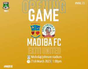 NNL: Madiba FC thrash Ekiti United in league opener