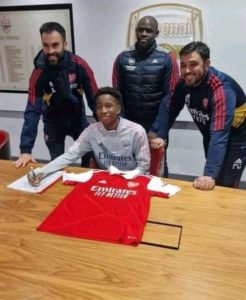 Nigeria wonder-kid joins Arsenal