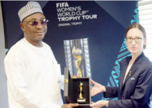 FIFA Women’s World Cup Trophy Displayed In Abuja