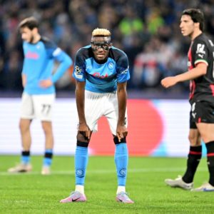 UCL: Osimhen's goal not enough to see Napoli through